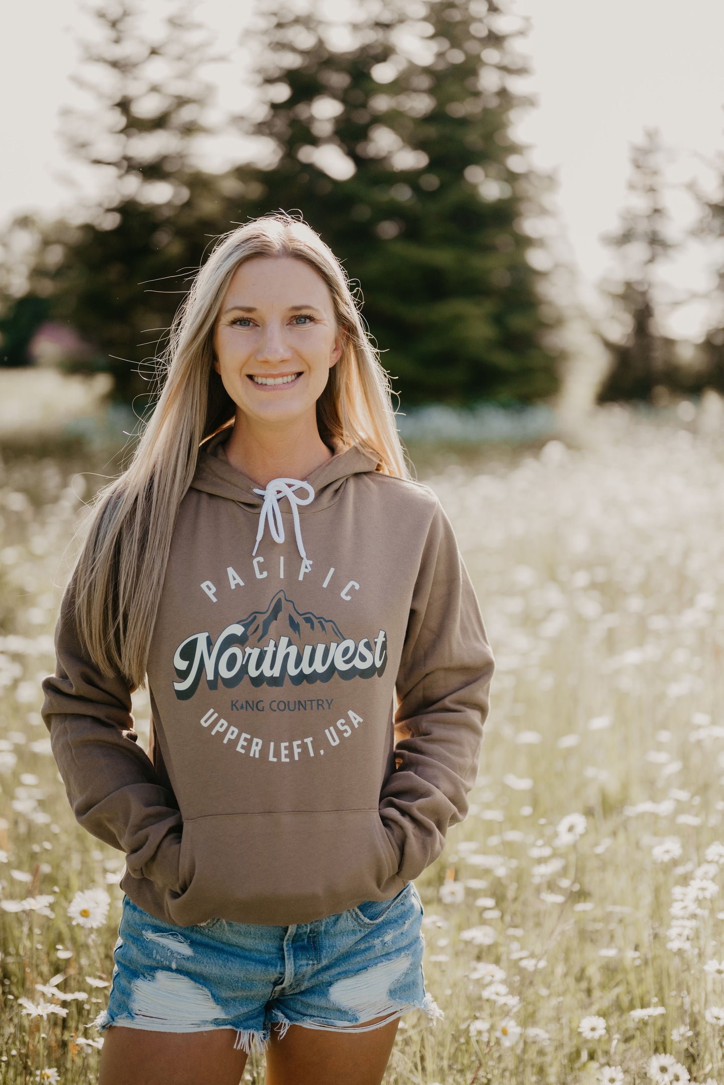 Vintage Brown PNW Hoodie