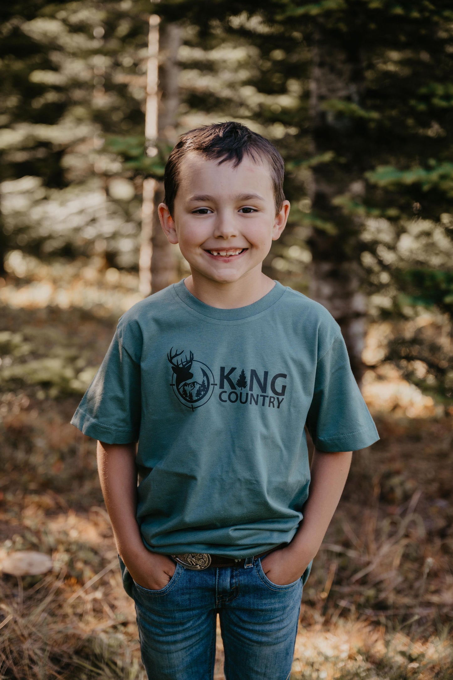 Kids Basil Green Tee