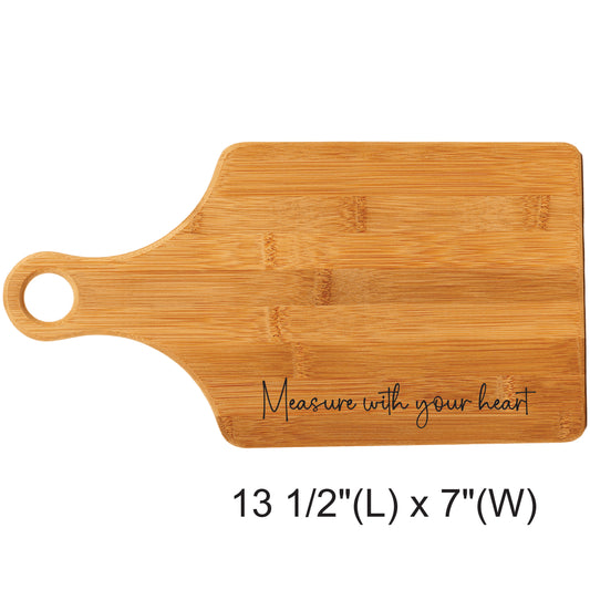 Measure With Your Heart Cutting Board