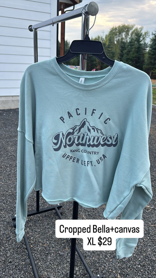 Cropped Crew Blue XL