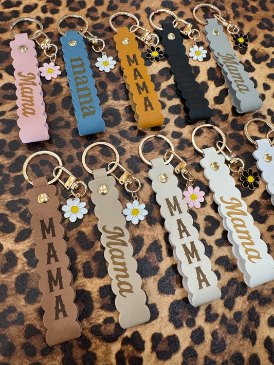 Mama Keychain Wristlet