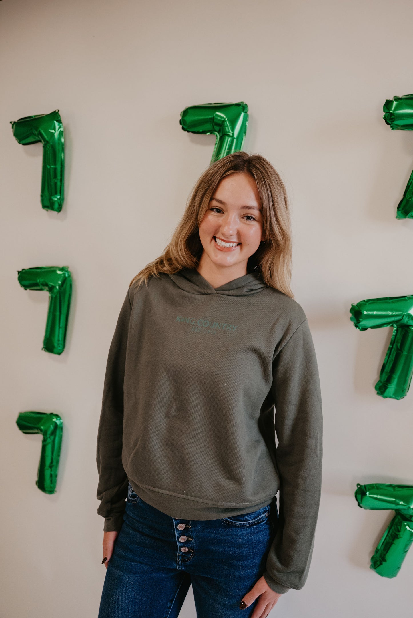 Women's Military Green Hoodie