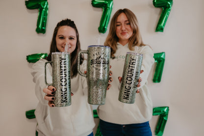 Green Glitter Tumbler