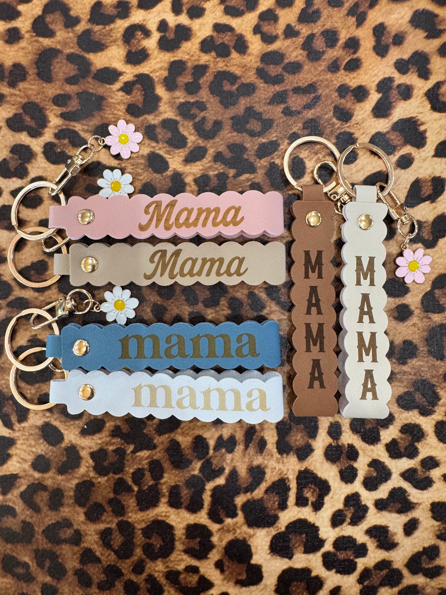 Mama Keychain Wristlet