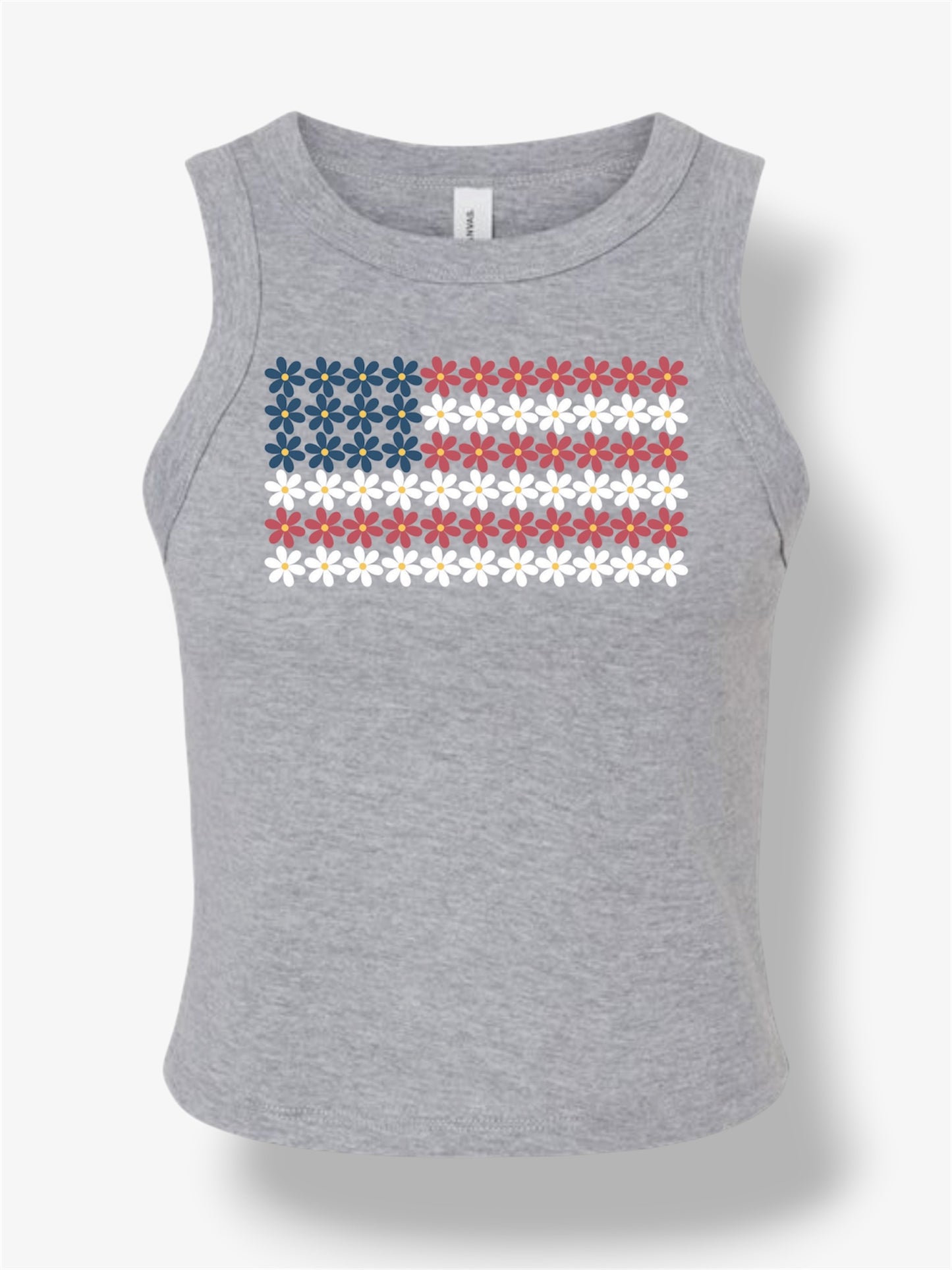 Women’s Cropped Tight Fit Ribbed Tank