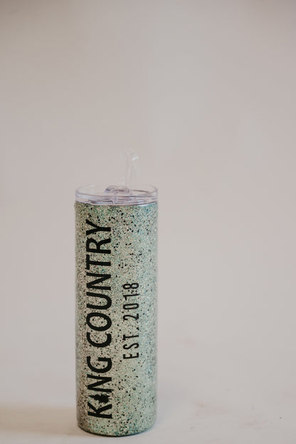 Green Glitter Tumbler