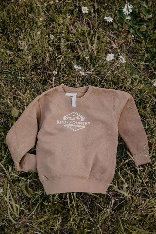 Toddler Brown Crewneck