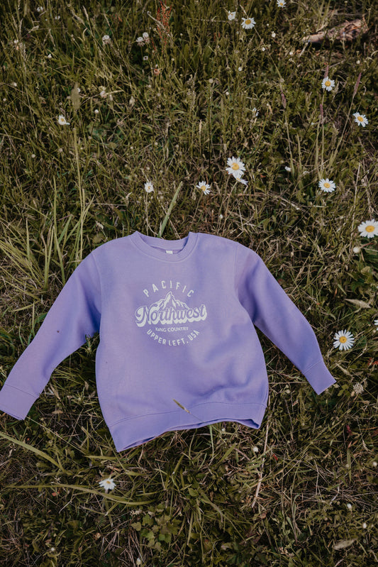 Toddler Lavender Crewneck