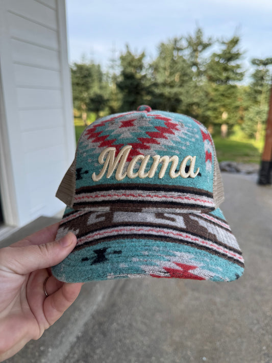 Cursive Mama Hat