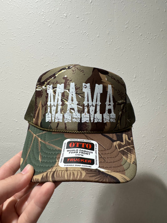 Camo Mama Foam Trucker Hat