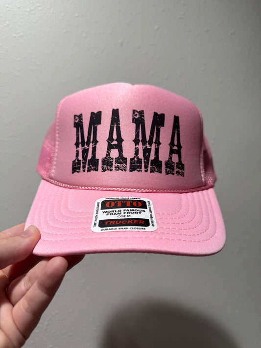 Pink Mama Foam Trucker Hat